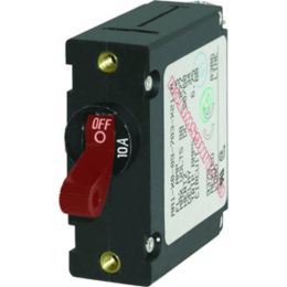 Blue Sea 7205 AC / DC Single Pole Magnetic World Circuit Breaker  -  10 Amp