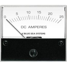 Blue Sea 8005 DC Analog Ammeter - 2-3/4 Face, 0-25 Amperes DC