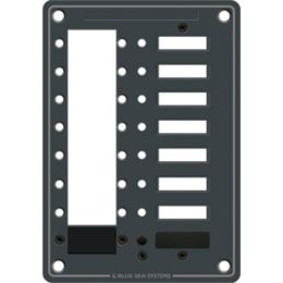 Blue Sea 8087 8 Position DC C-Series Panel - Blank