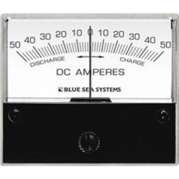 Blue Sea 8252 DC Zero Center Analog Ammeter - 2-3/4 Face, 50-0-50 Amperes DC