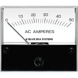 Blue Sea 9630 AC Analog Ammeter  0-50 Amperes AC