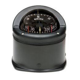 Ritchie HD-745 Helmsman Compass - Deck Mount - Black