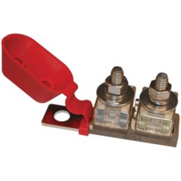 Blue Sea 2151 Terminal Fuse Block - 3/8 Mounting Hole - 2 Terminal Studs