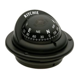 Ritchie TR-35 Trek Compass - Flush Mount - Black