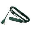 AXIS 45511 3-Outlet Indoor Extension Cord, 8ft (Green)