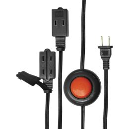 AXIS 45512 3-Outlet Foot Switch Extension Cord (9ft)