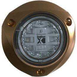 Lumitec SeaBlazeX - Underwater Light - Bronze Finish - Blue Fade/Blue Strobe