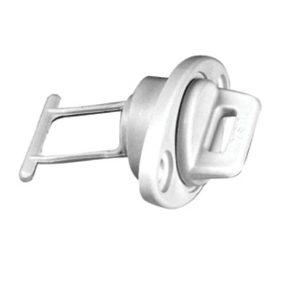 Beckson 1 Drain Plug Screw Type w/Gasket - White