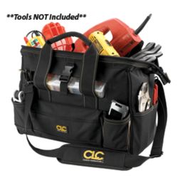 CLC 1534 16 Tool Bag w/ Top-Side Plastic Parts Tray