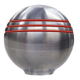 Ongaro Throttle Knob - 1-&#8542; - Red Grooves