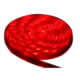 Lunasea Flexible Strip LED - 2M w/Connector - Red - 12V