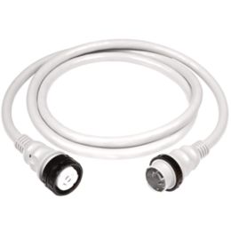 Marinco 50Amp 125/250V Shore Power Cable - 25 - White