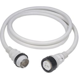 Marinco 50A 125V Shore Power Cable - 50 - White