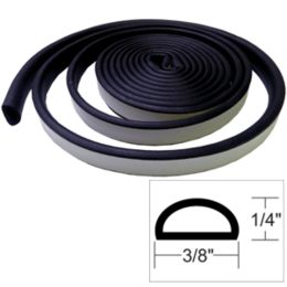 TACO Weather Seal - 10L x &#188;H x &#8540;W - Black