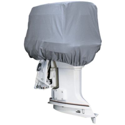 Attwood Silver Coat Polyester Cover f/Outboard Motor Hood up to 25HP