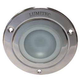 Lumitec Shadow - Flush Mount Down Light - Polished SS Finish - White Non Dimming