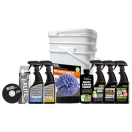 Flitz Mini Janitorial Supply Cleaning Kit