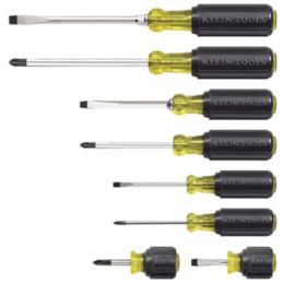 Klein Tools 8-Piece Cushion-Grip Screwdriver Set