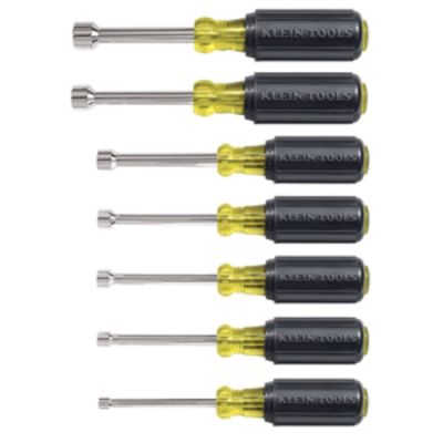 Klein Tools 7-Piece Nut Driver Set - 3 Shafts