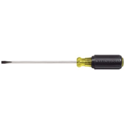 Klein Tools 3/16 Cabinet-Tip Screwdriver - 6 Round-Shank