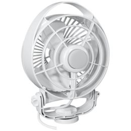 Caframo Maestro 12V 3-Speed 6 Marine Fan w/LED Light - White