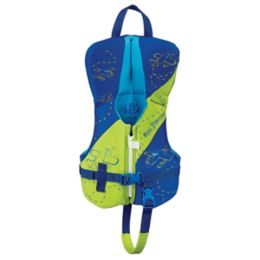 Full Throttle Rapid-Dry Flex-Back Life Vest - Infant to 30lbs - Green