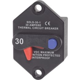 Blue Sea 7071 Klixon Circuit Breaker - Panel Mount 30A