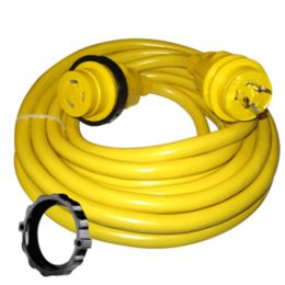 Marinco 30 Amp Power Cord Plus Cordset - 35 - Yellow