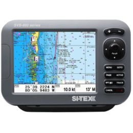 SI-TEX SVS-880CE 8 Chartplotter w/External GPS Antenna & Navionics+ Card