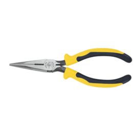 Klein Tools 7 (178 mm) Journeyman Standard Long-Nose Pliers - Side-Cutting