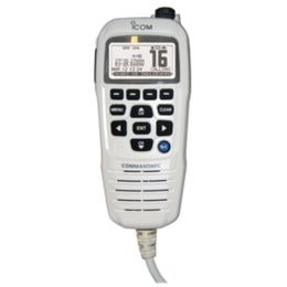 Icom COMMANDMICIV&#8482; w/White BlackLit LCD - Super White