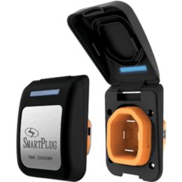 SmartPlug 50 Amp Non Metallic Inlet Black