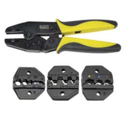 Klein Tools Ratcheting Crimper Kit w/Dies