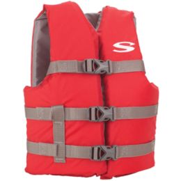 Stearns Classic Youth Life Jacket - 50-90lbs - Red/Grey