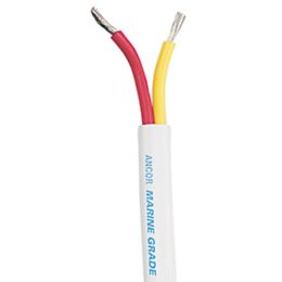 Ancor Safety Duplex Cable - 18/2 AWG - Red/Yellow - Flat - 250