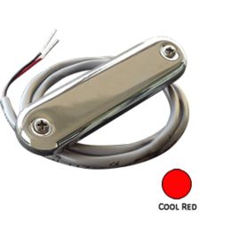 Shadow-Caster Courtesy Light w/2 Lead Wire - 316 SS Cover - Cool Red - 4-Pack