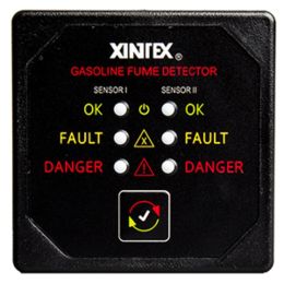 Xintex Gasoline Fume Detector w/2 Plastic Sensors - Black Bezel Display