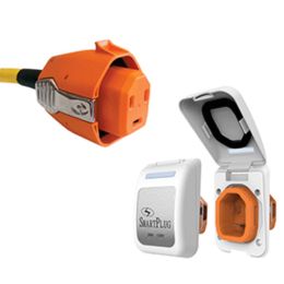 SmartPlug 30 Amp Connector & Non-Metallic Inlet - White