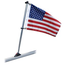 Taylor Made Pontoon 30 Flag Pole Mount & 16 x 24 US Flag