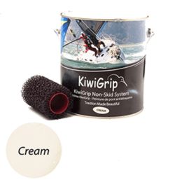 KiwiGrip 4 Liter Can - Cream w/4 Roller