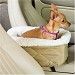 Console Lookout Dog Car Seat (Size: Small, Colors: Khaki)